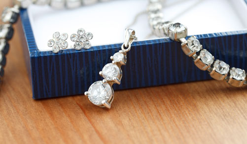 Colliers et parures en diamant