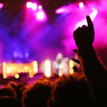 Le public d'un concert de musique actuelle