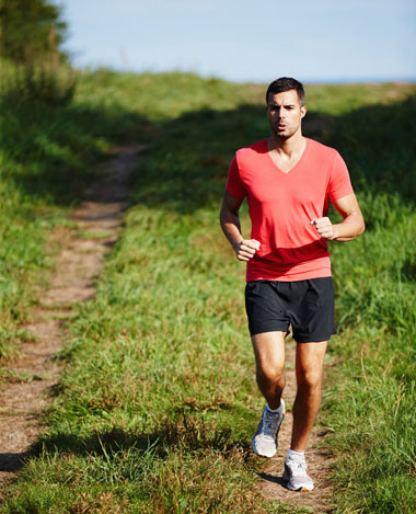 Footing dans la nature